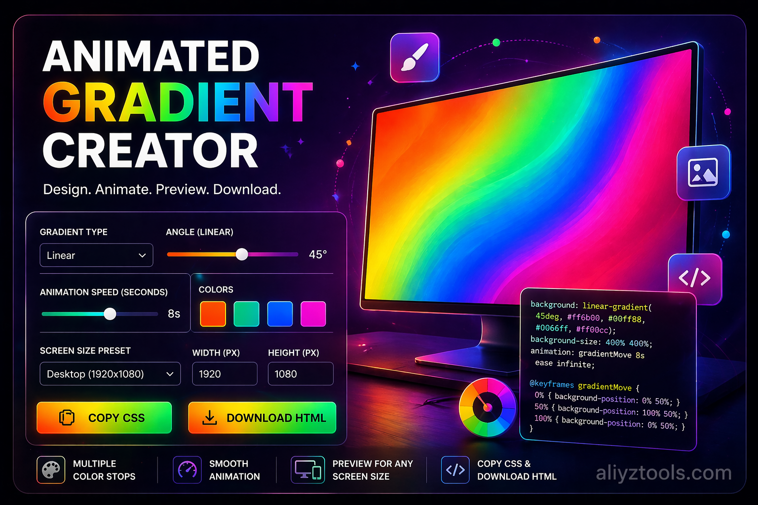 Animated color creator