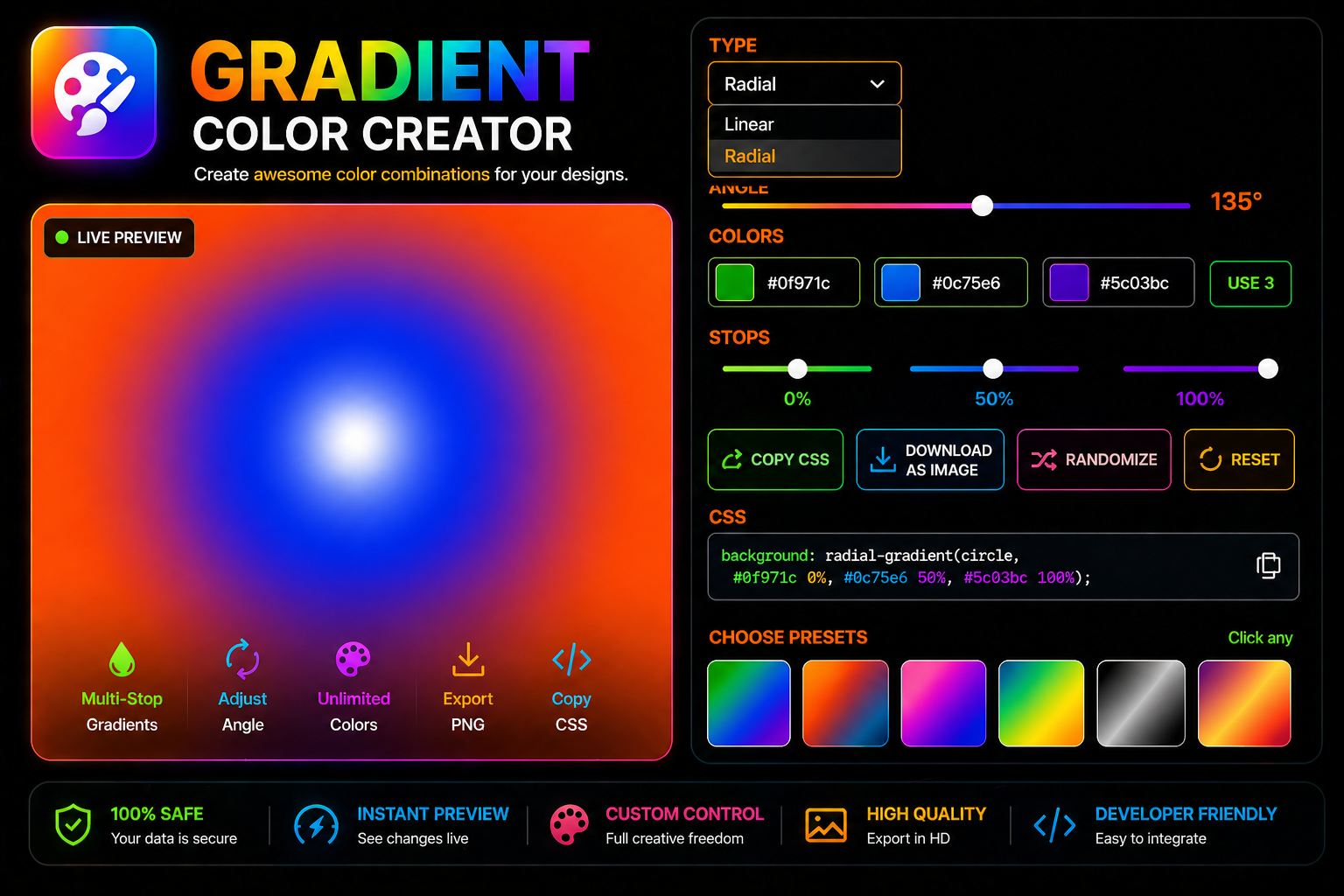 Gradient Color Creator