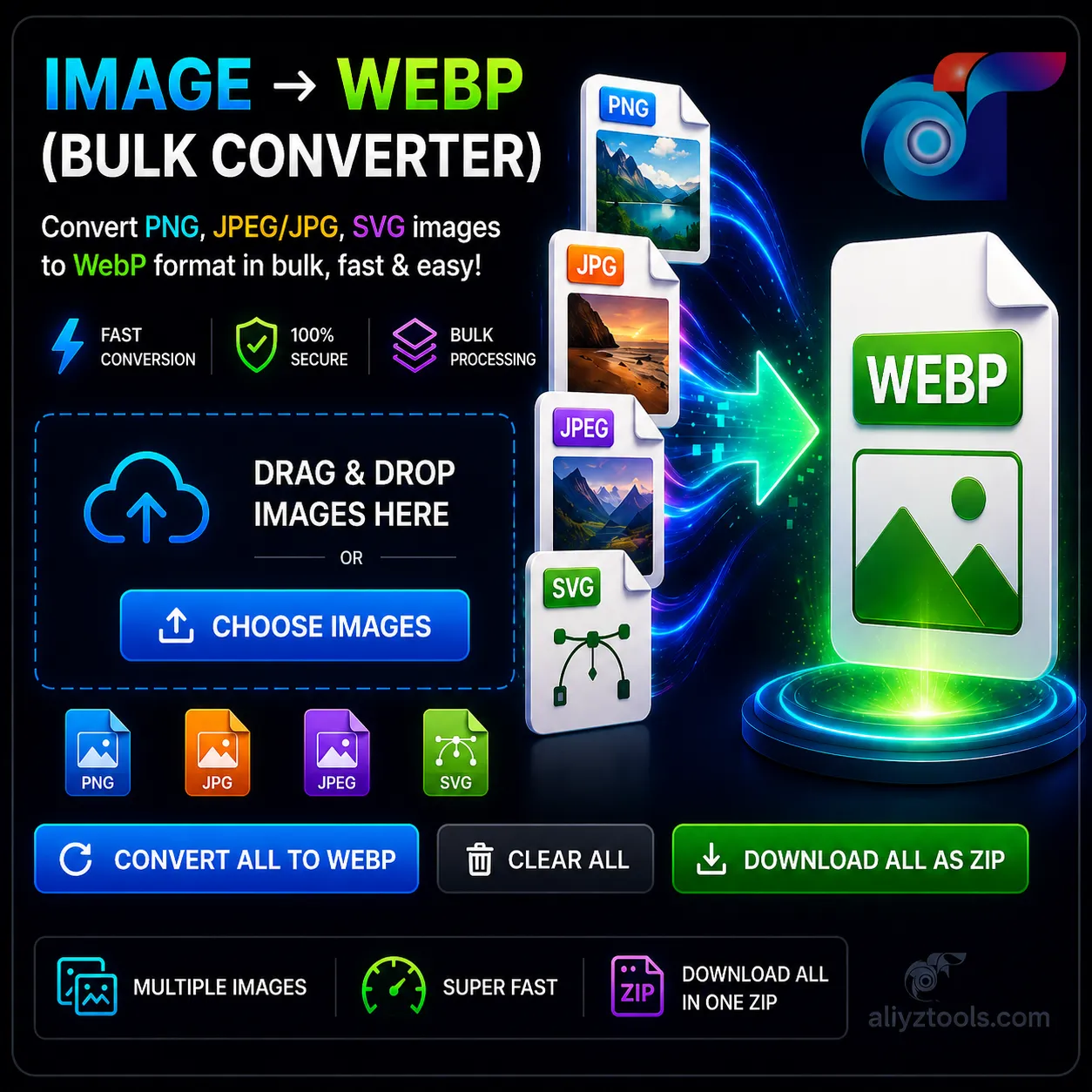 bulk image to webP converter