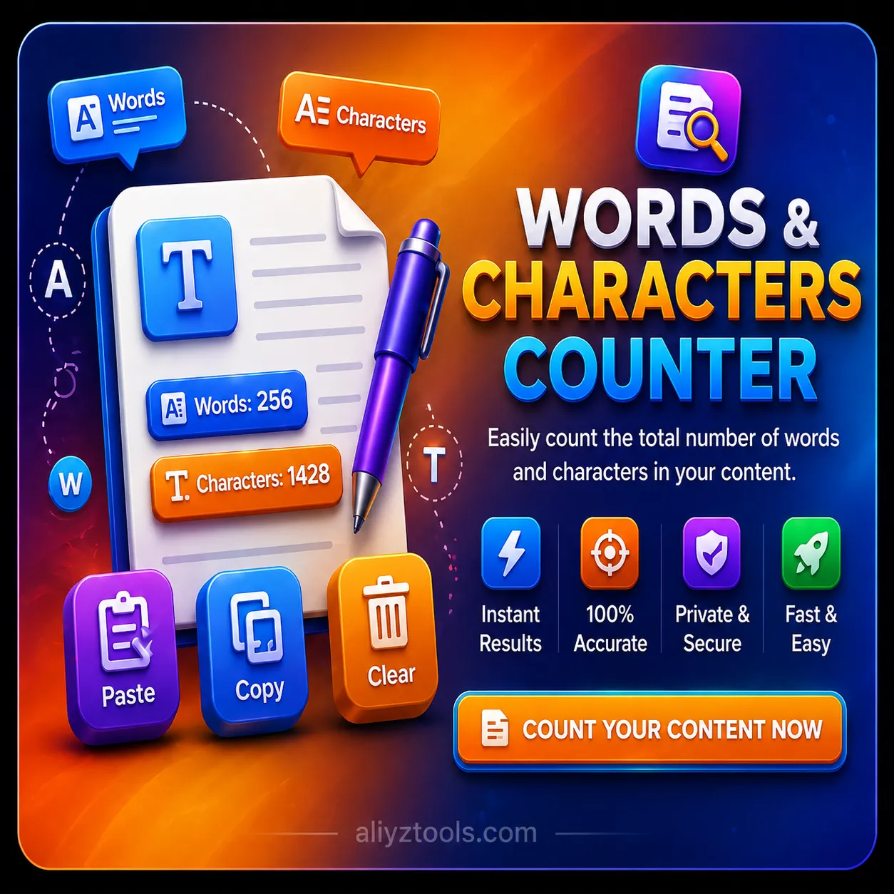 Words and Characters Counter