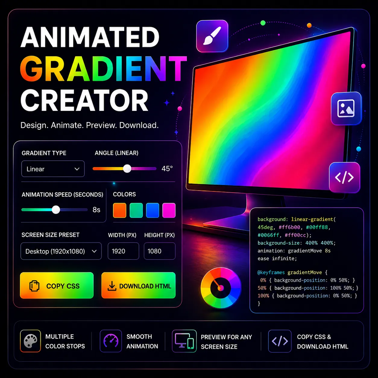 animated gradient creator