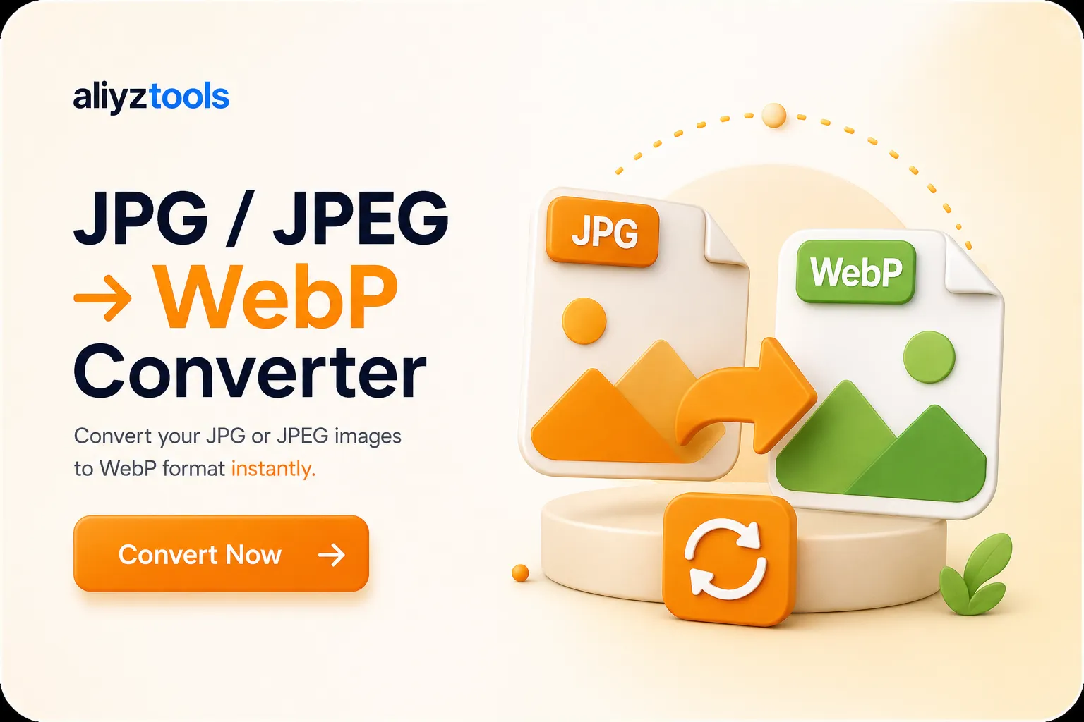 JPG JPEG → WebP Converter by aliyztools.com